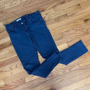 Ag Adriano Goldschmied Dark Blue Skinny Jeans